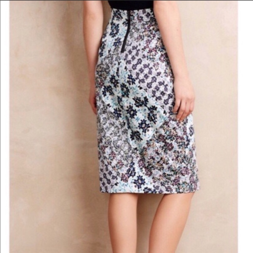 Sam & Lavi Anthropologie Floral Print Pencil Skirt - Picture 4 of 8